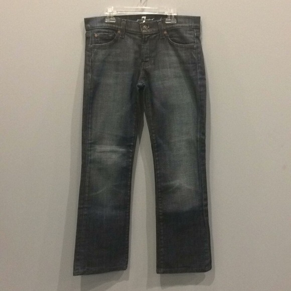 7 For All Mankind Denim - 7‎ For All Mankind Boot Cut Dark Wash Jeans